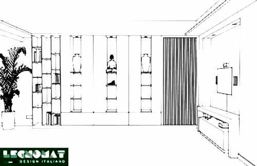 Progettazione Parete Attrezzata Moderna